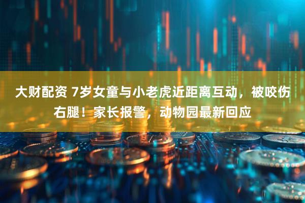 大财配资 7岁女童与小老虎近距离互动，被咬伤右腿！家长报警，动物园最新回应